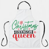 kerstkoningin schort (Voorkant)