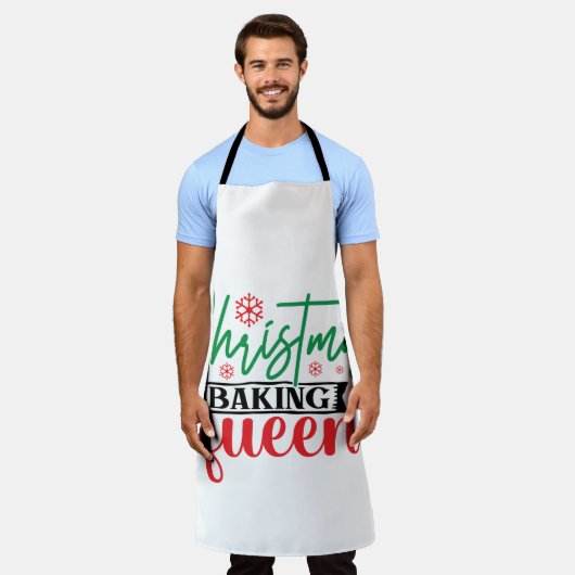 kerstkoningin schort (Gedragen)