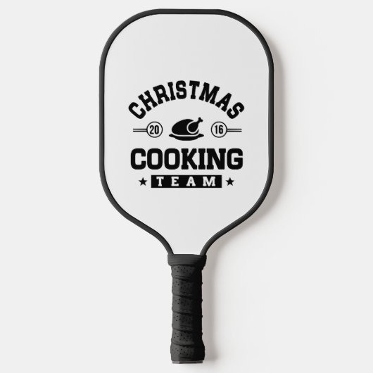kerstkookteam pickleball paddle (Voorkant)