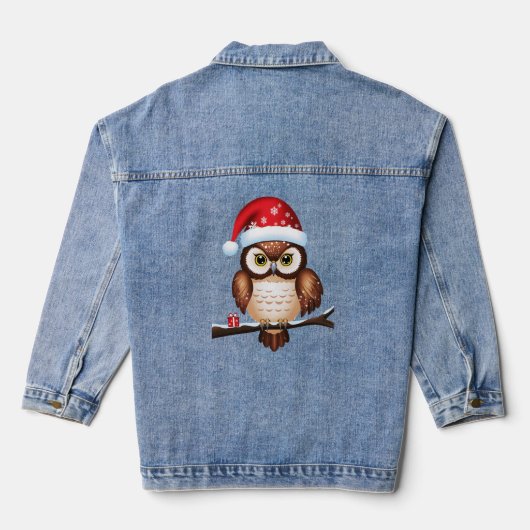 Kerstkool Denim Jacket (Achterkant)