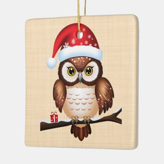 Kerstkool Keramisch Ornament (Links)