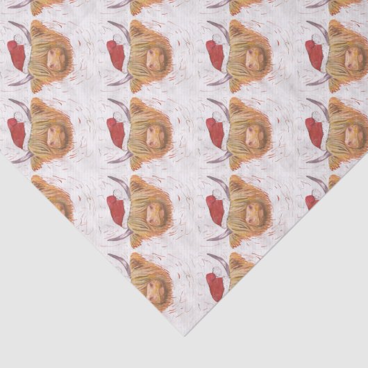 kerstkool met kerstPet Tissuepapier (Detail)