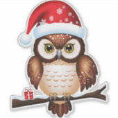 Kerstkool Sticker (Voorkant)