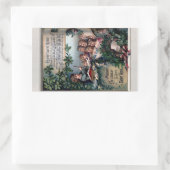 kerstkoor-Sticker Rechthoekige Sticker (Tas)