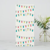 Kerstkoord van het Patroon van Lichten (Staand voorkant)