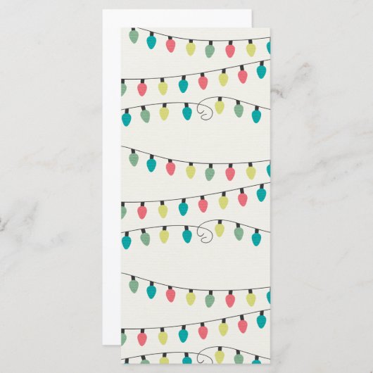 Kerstkoord van het Patroon van Lichten (Voorkant / Achterkant)