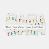 Kerstkoord van het Patroon van Lichten Bedankdoosjes (Uitgevouwen)