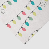 Kerstkoord van het Patroon van Lichten Tissuepapier (Detail)