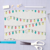 Kerstkoord van het Patroon van Lichten Tissuepapier (Craft)