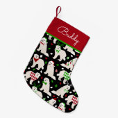 Kerstkoorts - Aangepaste naam Kleine Kerstsok (Voorkant (Hangend))