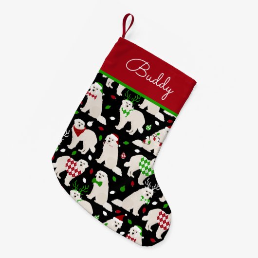 Kerstkoorts - Aangepaste naam Kleine Kerstsok (Voorkant (Hangend))