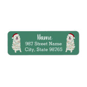 Kerstkoorts Etiket (Voorkant)