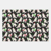 Kerstkoorts Honden Inpakpapier Vel (Voorkant 3)