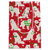 Kerstkoorts Honden Medium Cadeauzakje (Achterkant)