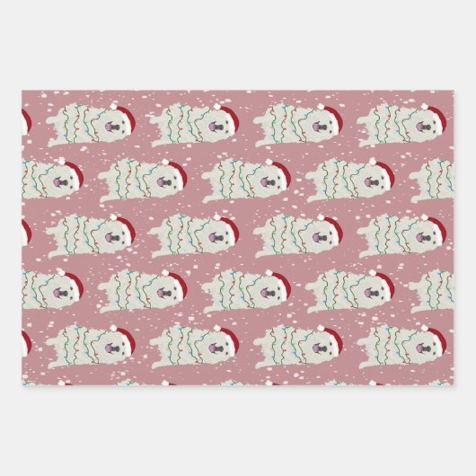 Kerstkoorts inpakpapier vel (Voorkant 3)