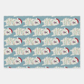 Kerstkoorts  inpakpapier vel (Voorkant 2)