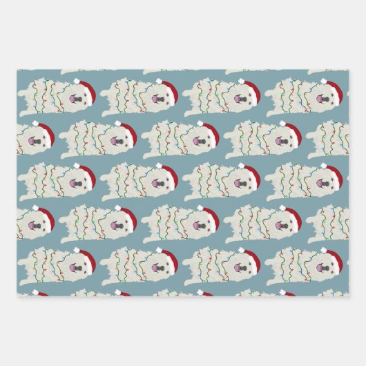 Kerstkoorts  inpakpapier vel (Voorkant 2)