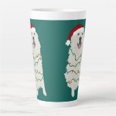 Kerstkoorts Latte Mok (Voorkant)