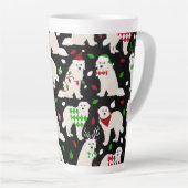 Kerstkoorts Mok Honden latte (Rechterhoek)