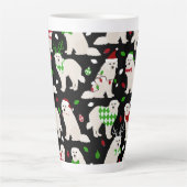 Kerstkoorts Mok Honden latte (Voorkant)