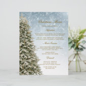 kerstkoortsiroop | Menu-Kaart (Staand voorkant)