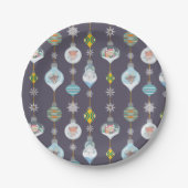 Kerstkoortsverdamping Beer van de rendierpolarisat Papieren Bordje (Voorkant)