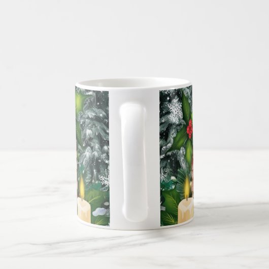 Kerstkop "You're Invited" Koffiemok (Handvat)