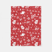 kerstkopie fleece deken (Voorkant)