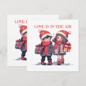 Kerstkoppel - Liefde is in de lucht (Voorkant / Achterkant)