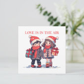 Kerstkoppel - Liefde is in de lucht (Staand voorkant)