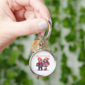 Kerstkoppel - Liefde is in de lucht Sleutelhanger (Hand)