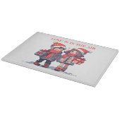 Kerstkoppel - Liefde is in de lucht Snijplank (Hoek)