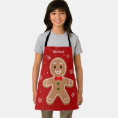 kerstkostuum met taardebrood voor kinderen schort (Insitu)