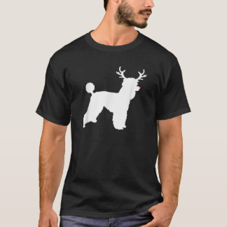 Kerstkostuum voor Poodles Rendierhoorns  T-shirt