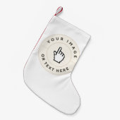 Kerstkous - Aangepast (afbeelding/tekst toevoegen) Kleine Kerstsok (Voorkant (Hangend))