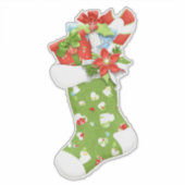 Kerstkous Country Holiday Sticker (Voorkant)