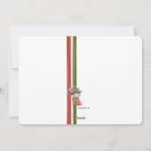 Kerstkous Foto Vakantiewenskaart Feestdagenkaart (Achterkant)