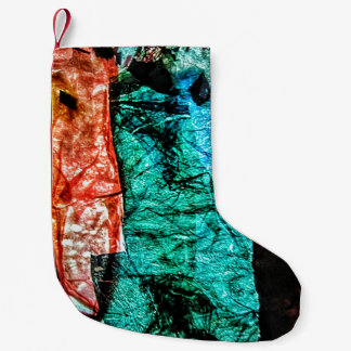 Kerstkous gerecycled plastic foto print kleine kerstsok