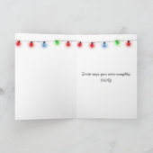 Kerstkous gevuld met kolen kaart (Binnen)