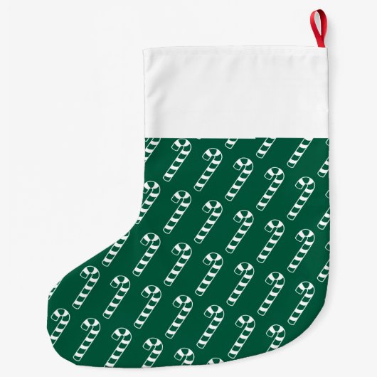 Kerstkous - Groene snoepjes met naam Grote Kerstsok (Achterkant)