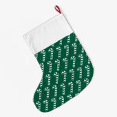 Kerstkous - Groene snoepjes met naam Grote Kerstsok (Achterkant (Hangend))