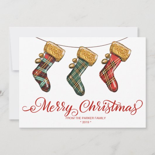 Kerstkous Kerstgroetkaart (Voorkant)