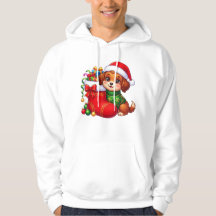 Kerstkous Kerstman Puppy Plezier