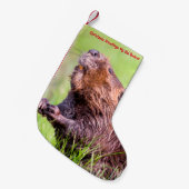 Kerstkous Mijn Oude Bever Kleine Kerstsok (Voorkant (Hangend))