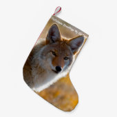 Kerstkous Mijn oude Coyote Kleine Kerstsok (Voorkant (Hangend))