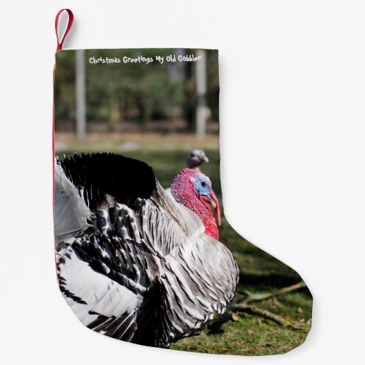 Kerstkous Mijn Oude Kalkoen Kleine Kerstsok (Voorkant)