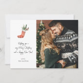 Kerstkous Notitie Foto Kerstkaart (Voorkant)