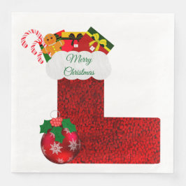 Kerstkous Papieren Servet