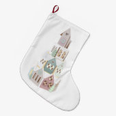 Kerstkous peperkoek grote kerstsok (Voorkant (Hangend))