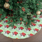 Kerstkous Schattige Calico Kitten Kerstboom Rok
